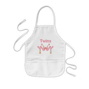 Twin Girls Kids Apron
