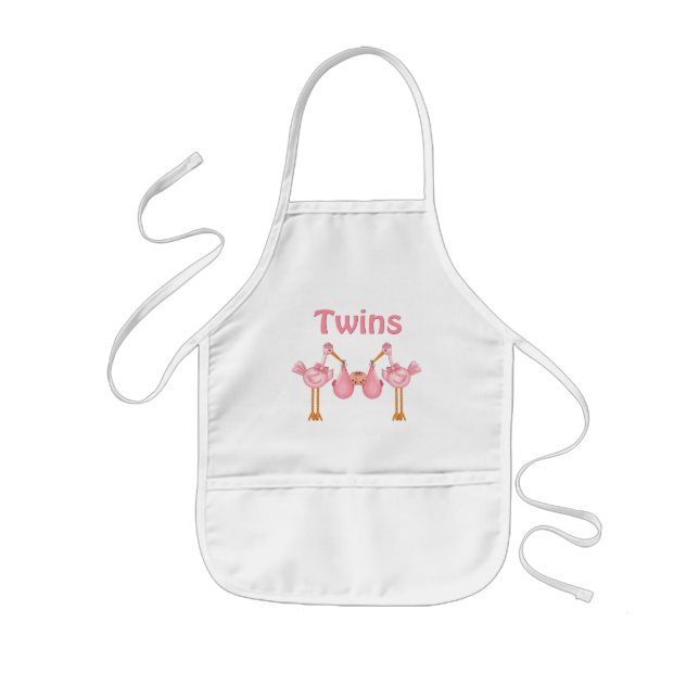 Twin Girls Kids Apron (Front)