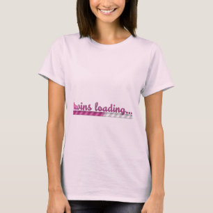 Twin Girls Loading Pregnancy Shirt