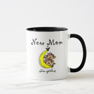 Twin Girls New Mum T-shirts and Gifts Mug