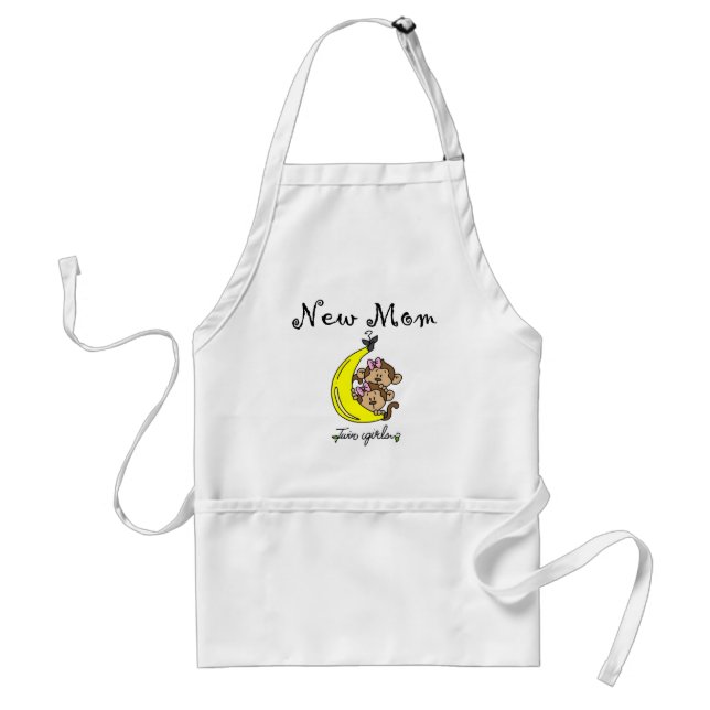 Twin Girls New Mum T-shirts and Gifts Standard Apron (Front)