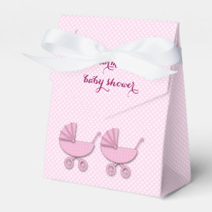 twin girls polka dots - favour box