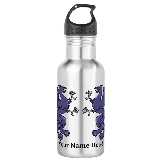 Twin Griffins 532 Ml Water Bottle (Front)