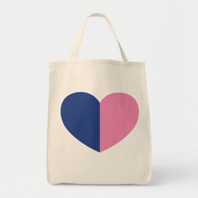 Twin Heart Tote Bag (Front)