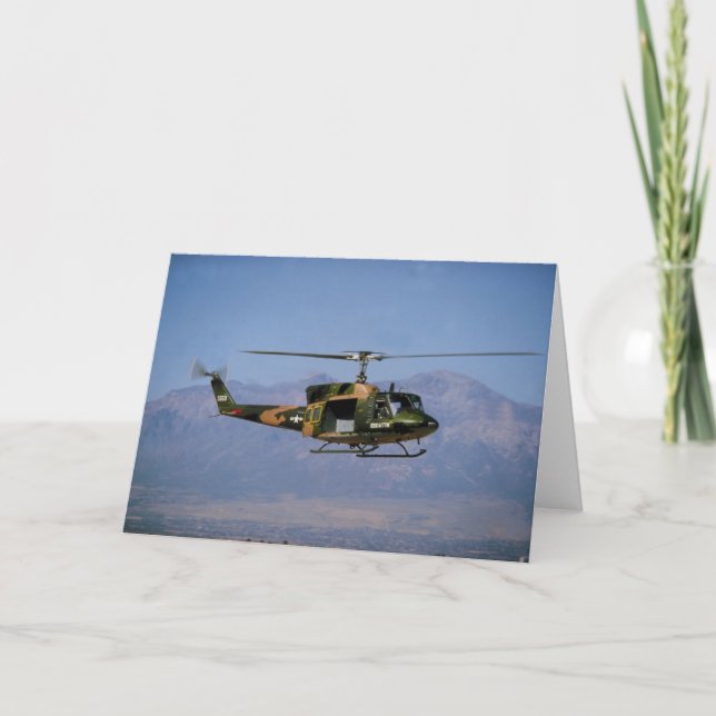 Twin Huey UH-1N Card (Front)