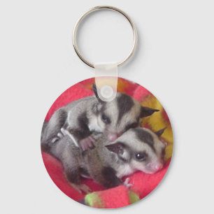 Twin Joeys key chain