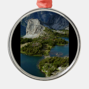 Twin Lakes Metal Tree Decoration