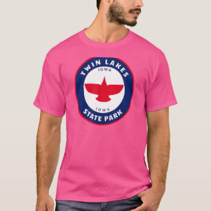 Twin Lakes State Park Iowa Ia Eagle Vacation Souve T-Shirt