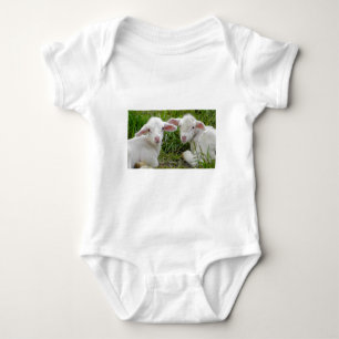 Twin Lamb Baby Animal Thinking Of You Bodysuit
