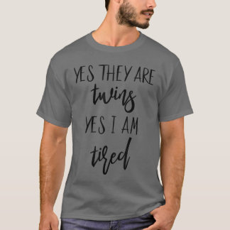 Twin Mama First Mothers Daywin Mom Daddy fromwins T-Shirt