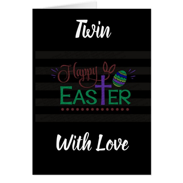 ***TWIN*** MEMORIES SHARED AT EASTER (Front)