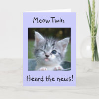 **TWIN**MEOW-FLIRTING WITH 50! WOW-HAPPY BIRTHDAY
