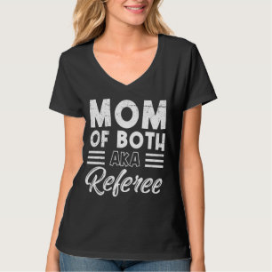 twin mom mom 2 kids mother son daughter Mom T-Shirt