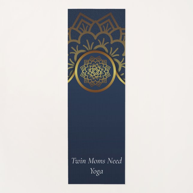 Twin Moms Need Yoga Mat (Front)