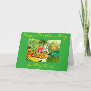 TWIN MOTHER'S DAY-GARDENER'S DELIGHT CARD