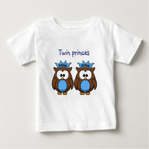 twin owl princes baby T-Shirt
