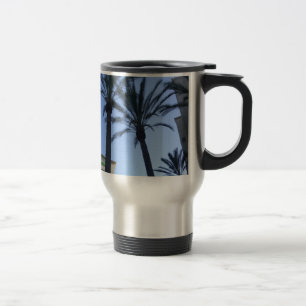 Twin Palms California Vacation Image Travel Mug