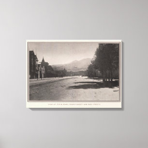 Twin Peaks from Market & Noe streets Canvas Print
