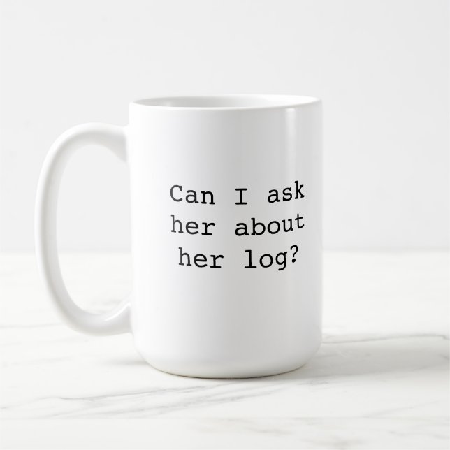 Twin Peaks Log Lady Mug (Left)