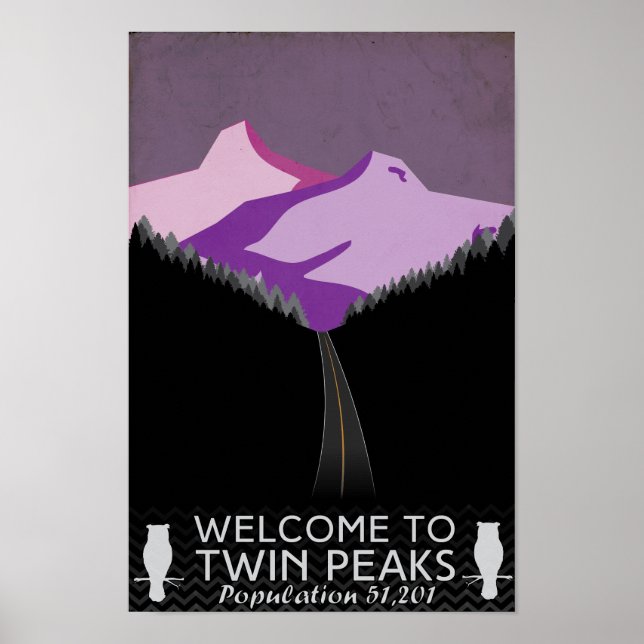 Twin Peaks Travel Poster (Front)