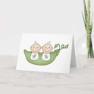 Twin Peas in a Pod Card