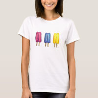 Twin Pop Frozen Popsicles Ice Lolly Yellow Blue