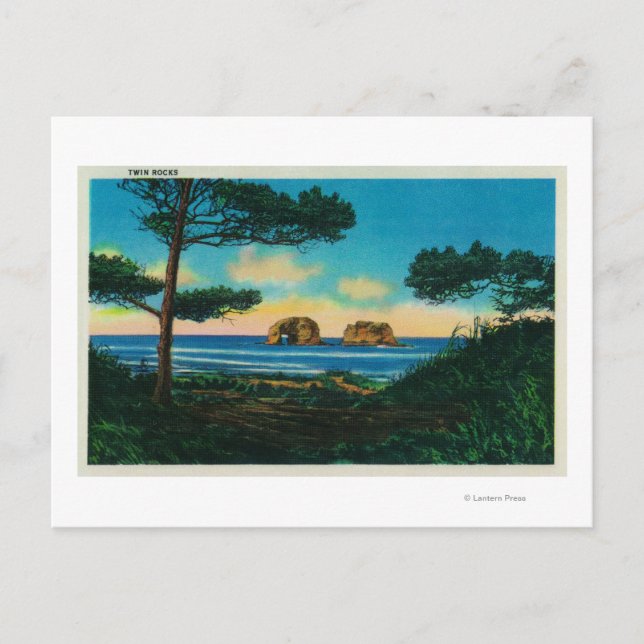 Twin Rocks on Oregon CoastCoast Postcard (Front)