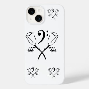 Twin Rose above Bass Clef Case-Mate iPhone 14 Case