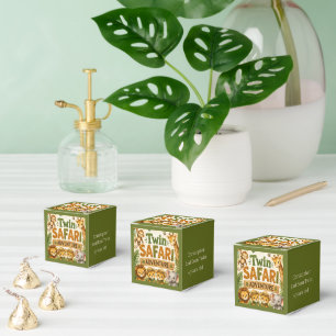 Twin Safari Adventures Boys Birthday Party Favour Box