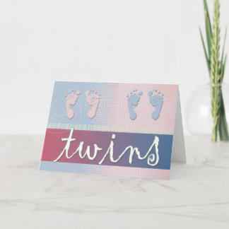 Twin Shower or Announcement card