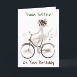 **TWIN SISTER** ENJOY YOUR BIRTHDAY CARD<br><div class="desc">THANK U FOR STOPPING BY 1 OF MY EIGHT STORES</div>