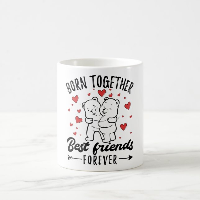 Twin Sister Twins Gift Coffee Mug (Center)