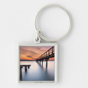 Twin Spits Key Ring