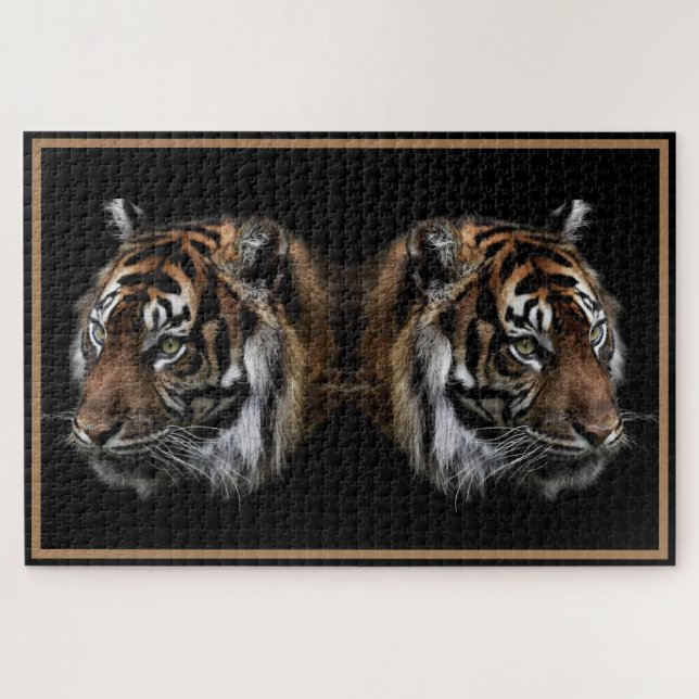 Twin Tigers Jigsaw Puzzle (Horizontal)