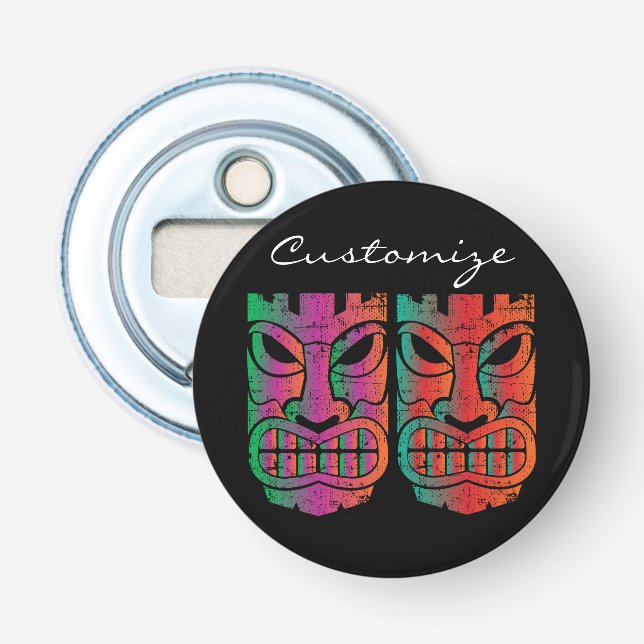 Twin Tiki Sculpture Thunder_Cove Bottle Opener (Front)