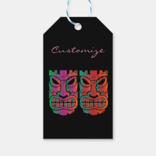 Twin Tiki Sculpture Thunder_Cove Gift Tags