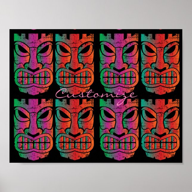 Twin Tiki Sculpture Thunder_Cove Poster (Front)