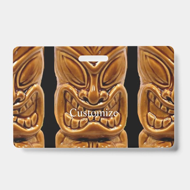 Twin Tiki Sculptures Thunder_Cove  ID Badge (Front)