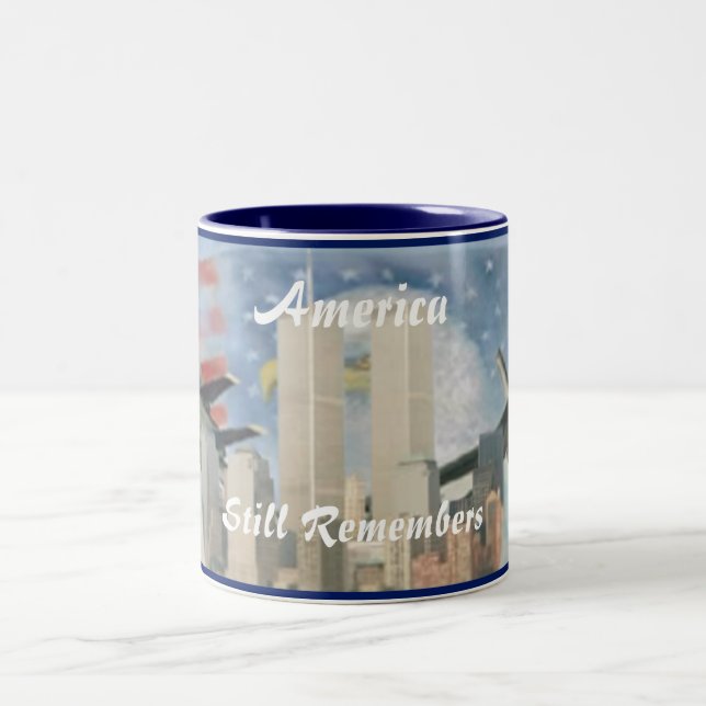 Twin Towers 9/11 Remembrance Mug (Center)