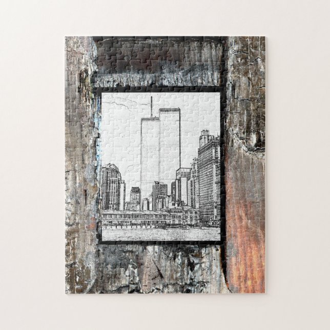 Twin Towers Jigsaw Puzzle (Vertical)