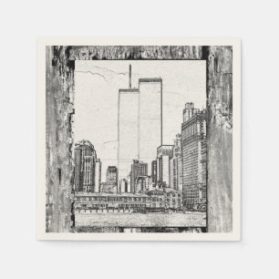 Twin Towers Napkin