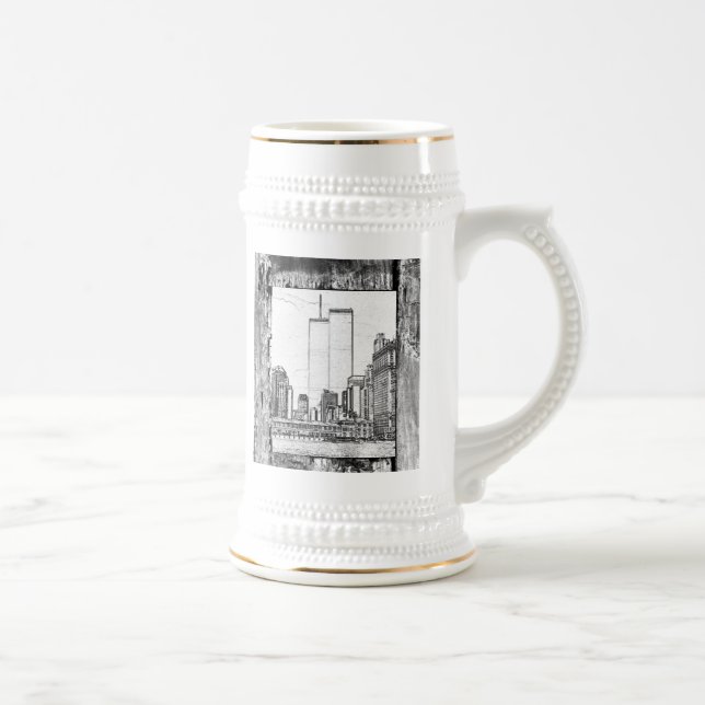 Twin Towers New York Beer Stein (Right)