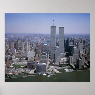 Twin Towers ,New York City Poster