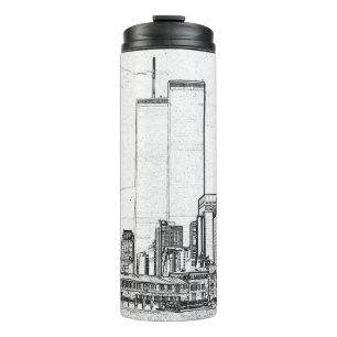 Twin Towers Thermal Tumbler