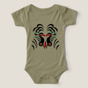 Twin Tribal Phoenix Spirit – Symmetrical Abstract