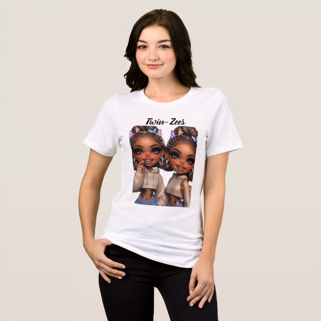 Twin-Zees Luxury Chibi Doll Tri-Blend Shirt (Front Full)
