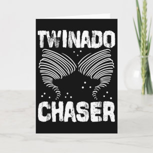 Twinado Chaser Funny Mum Dad Twin Parents Card