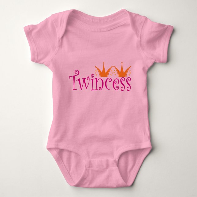 Twincess Baby Bodysuit (Front)