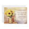 Twine Wrapped Mason Jar Sunflower Wedding Invites