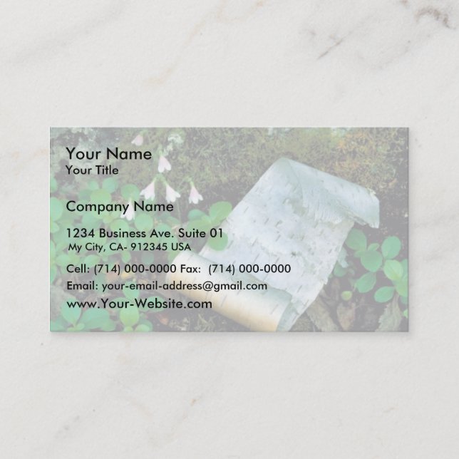 Twinflower Business Card (Front)